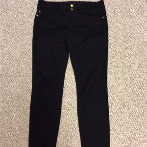 Black Skinny Pants with Gold Accents. Thalia Sodi size 10